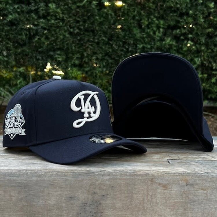 New Era LA Dodgers City Connect Navy Ivory 2024 World Series Champions 940 A-Frame