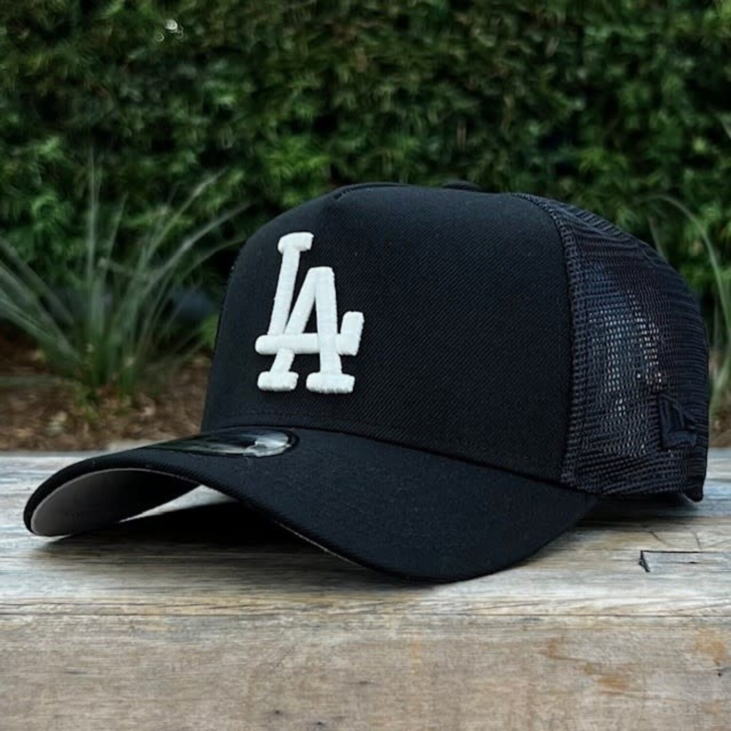 LA Dodgers Black Mesh 2024 World Series Champs 940 A-Frame - The
