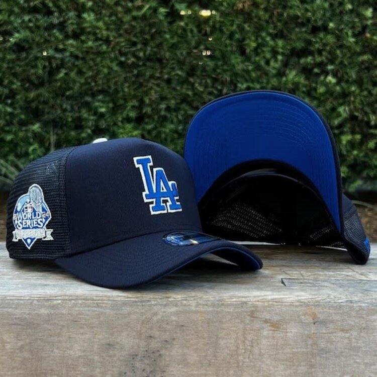 New Era LA Dodgers Navy Mesh Metallic Royal-Ivory OL 2024 World Series Champs 940 A-Frame