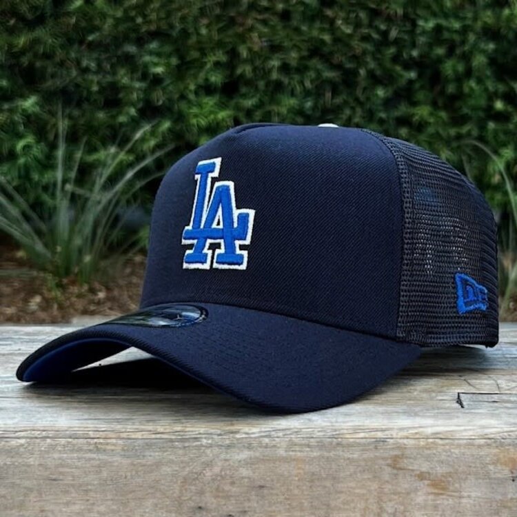New Era LA Dodgers Navy Mesh Metallic Royal-Ivory OL 2024 World Series Champs 940 A-Frame