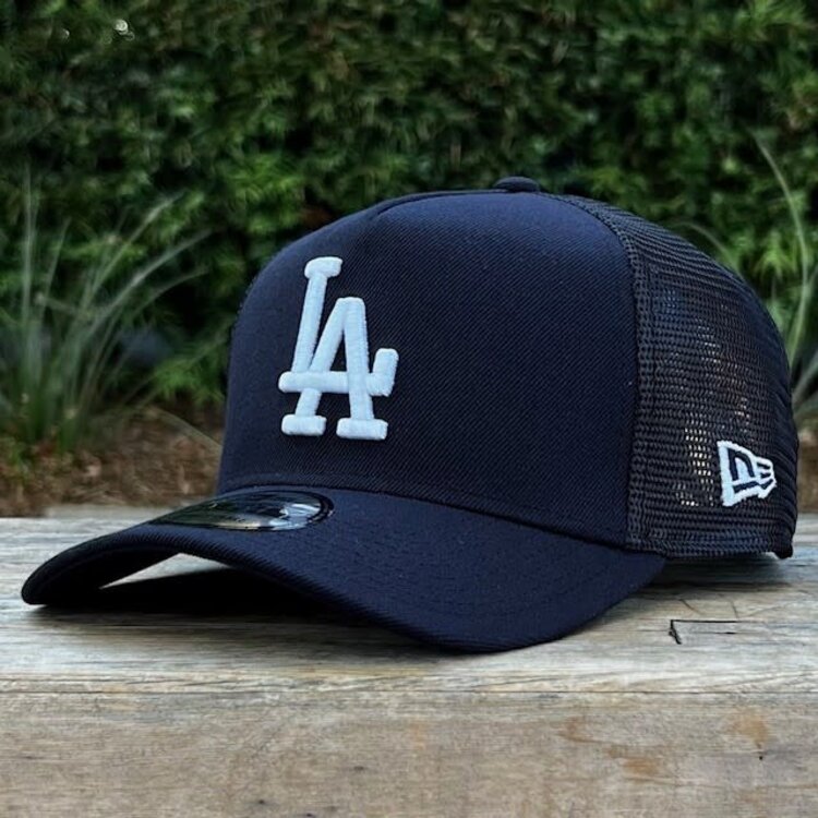 New Era LA Navy Trucker Mesh 940 A-Frame