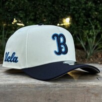 New Era UCLA Bruins Ivory/Navy "B" 940 A-Frame