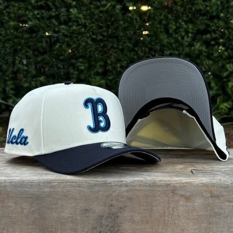 New Era UCLA Bruins Ivory/Navy "B" 940 A-Frame