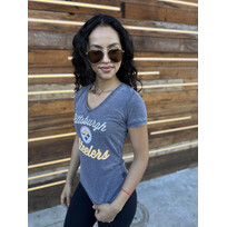 Majestic Steelers W V-Neck Day Game