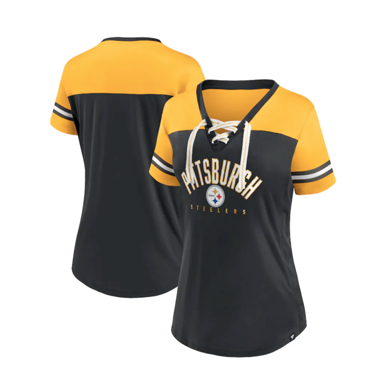 Fanatics Steelers W Blitz V-Neck