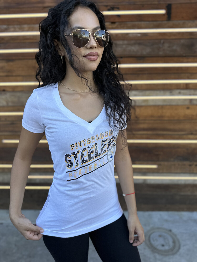 Majestic Steelers W A Life Above White