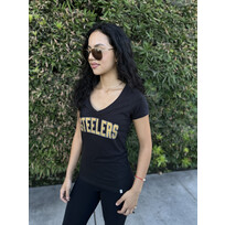 47 Brand Steelers W '47 Flanker MVP V-Neck