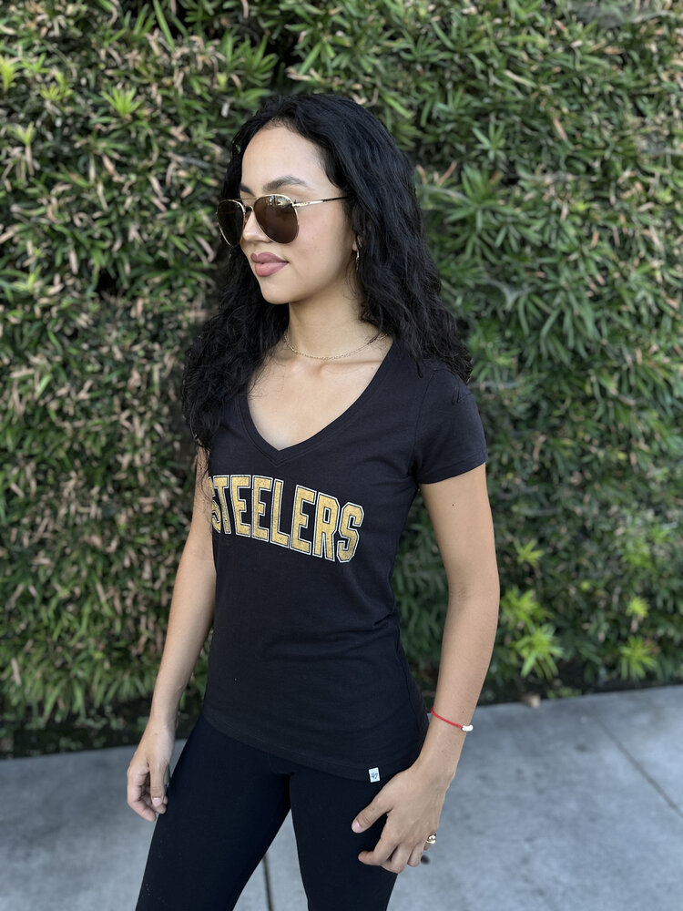 47 Brand Steelers W '47 Flanker MVP V-Neck