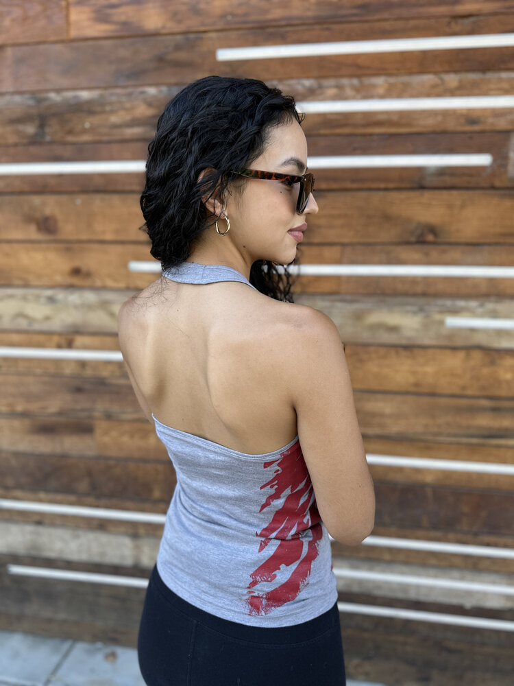 USC Trojans Women's Gray Halter Top