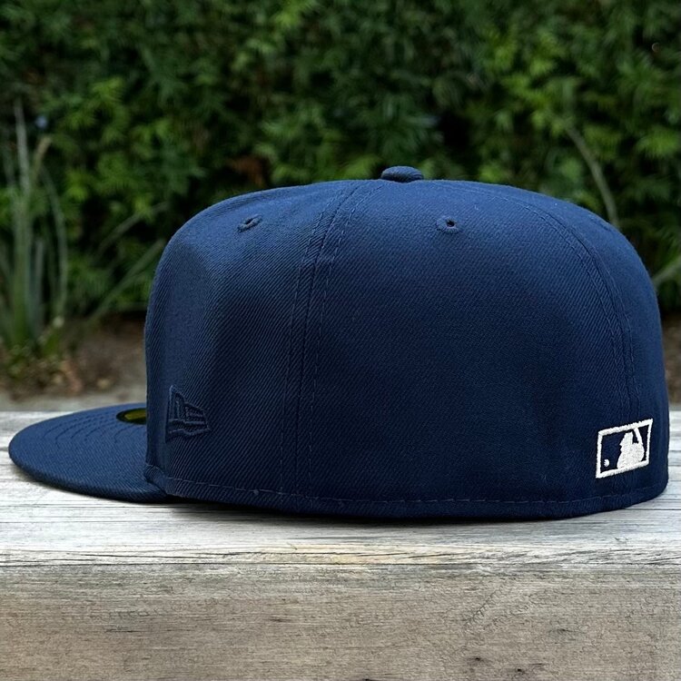 New Era LA Navy Ivory 100th Anniv Dark Green UV