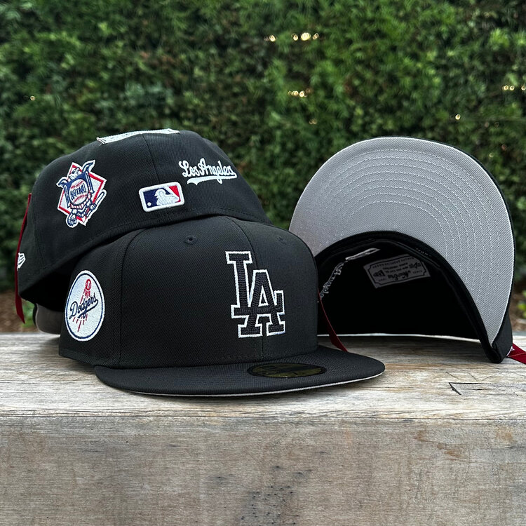 New Era LA Dodgers Black New Era x Alpha Industries Patches