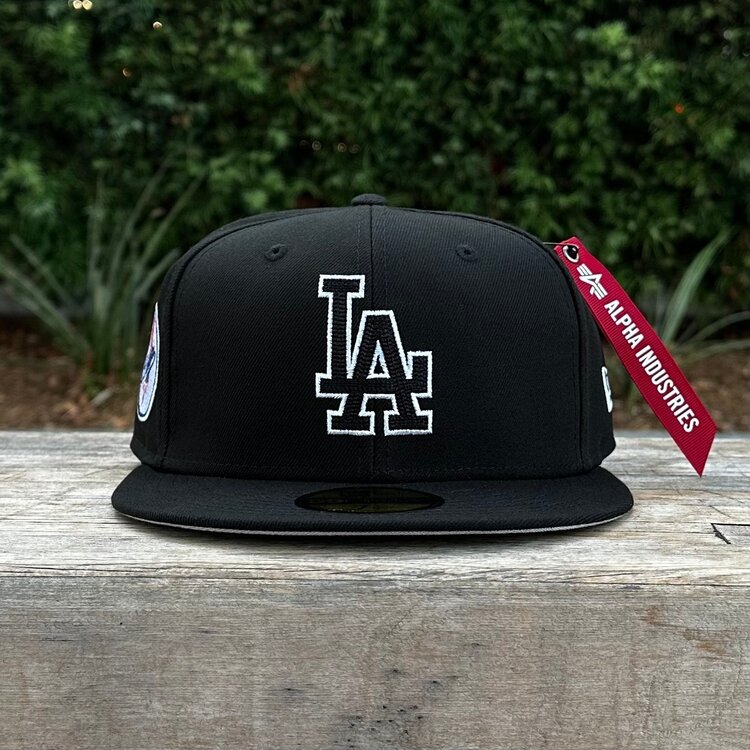 New Era LA Dodgers Black New Era x Alpha Industries Patches
