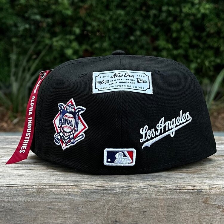 New Era LA Dodgers Black New Era x Alpha Industries Patches