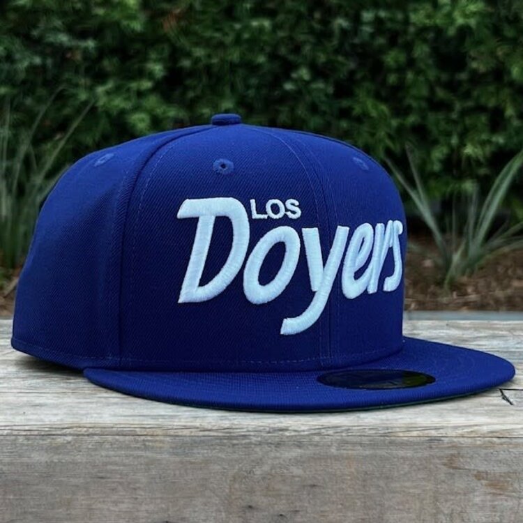 New Era LA Dodgers "Los Doyers" Royal Green UV