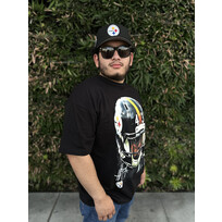 Mitchell and Ness Steelers Troy Polamalu Men's M&N Real Big Face SS Tee