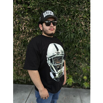 Mitchell and Ness Raiders Charles Woodson Men's M&N Real Big Face SS Tee
