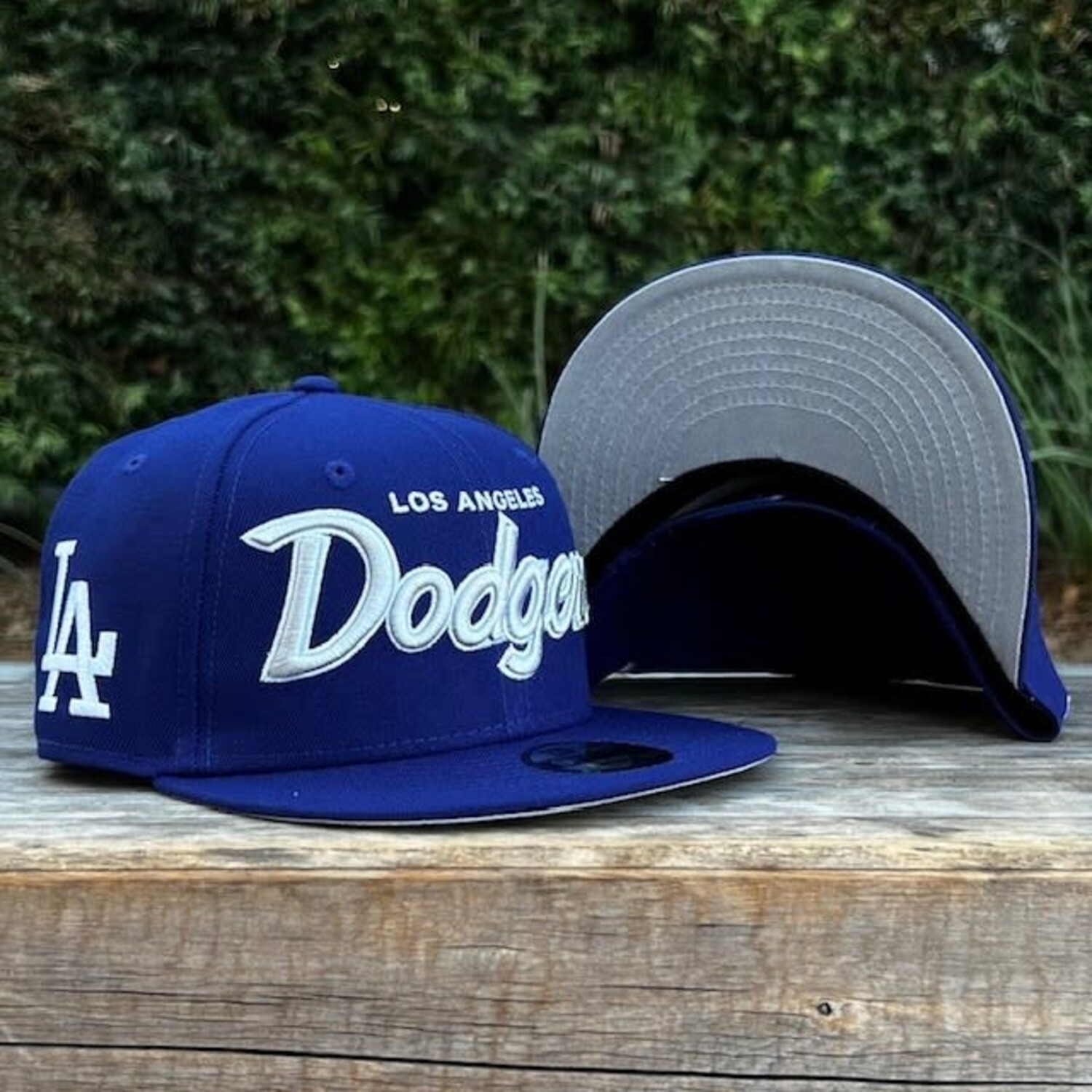 LA Dodgers YOUTH/KIDS Royal Script 950 Snapback - The Locker Room