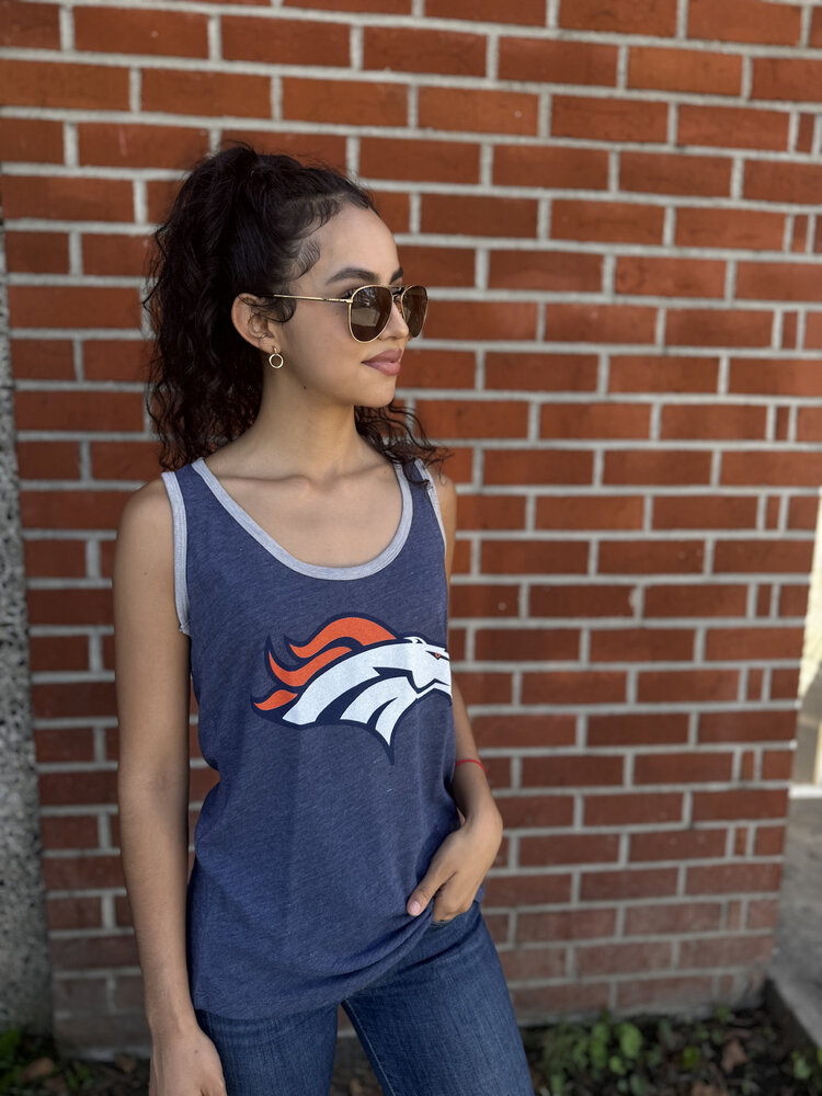 Majestic Denver Broncos W Tank Tested Blue