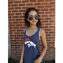 Majestic Denver Broncos W Tank Tested Blue