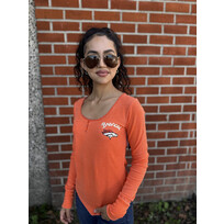 Touch Broncos W Touch Thermal Scoop Neck L/S
