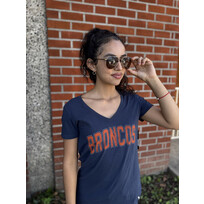 47 Brand Broncos W '47 Flanker MVP V-Neck Navy