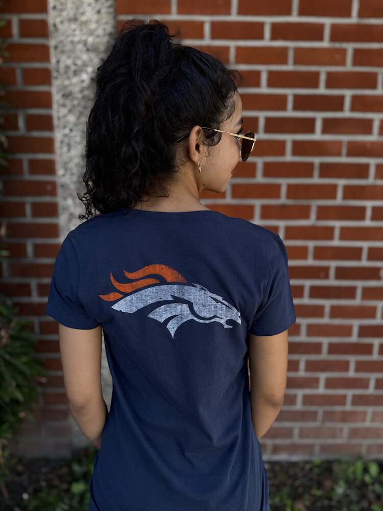 47 Brand Broncos W '47 Flanker MVP V-Neck Navy