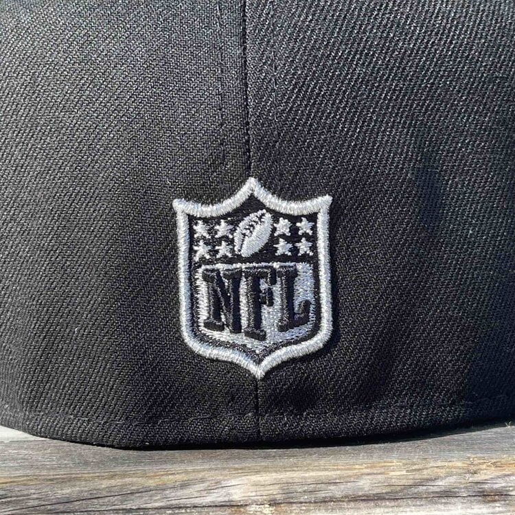 New Era Raiders Black Silver 60 Years