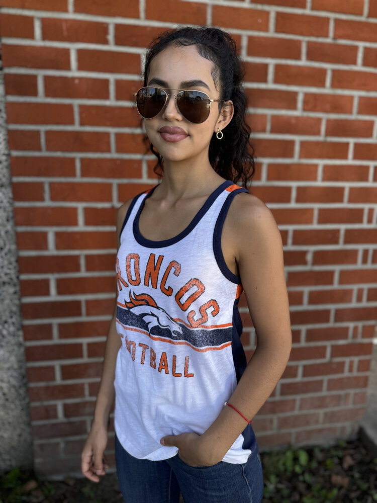G-III NFL Denver Broncos W GIII Drop Back Tank