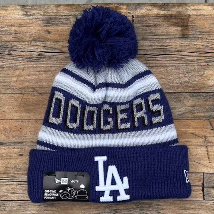 New Era LA Dodgers NE YOUTH/KIDS Wordmark Pom Knit