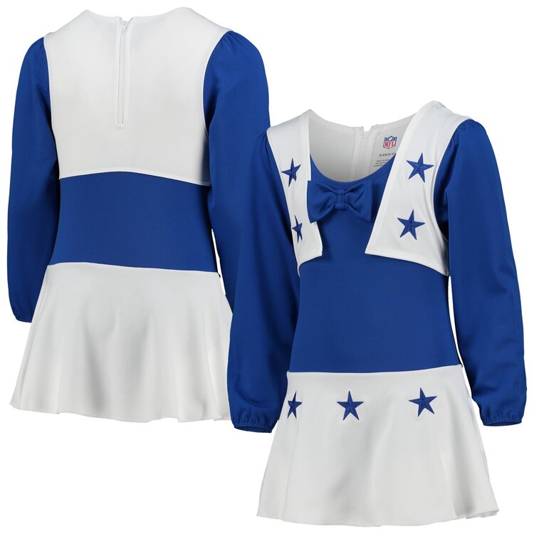 DCM Dallas Cowboys Preschool Girls Dance Cheer Dress