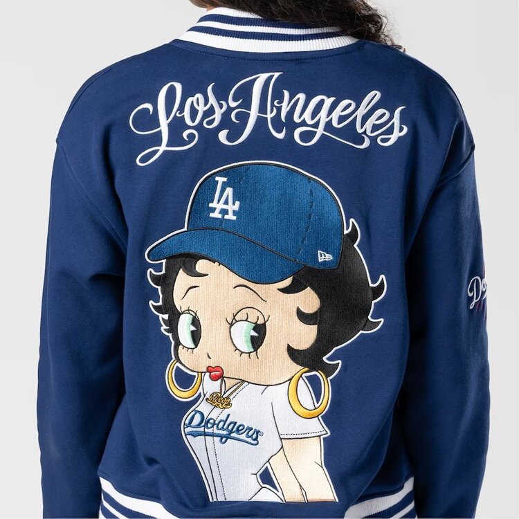 New Era LA Dodgers Women's New Era x Bella Dona Betty Boop Royal Full-Snap Fleece Jacket