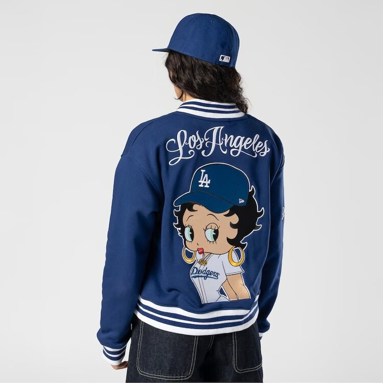 New Era LA Dodgers Women's New Era x Bella Dona Betty Boop Royal Full-Snap Fleece Jacket
