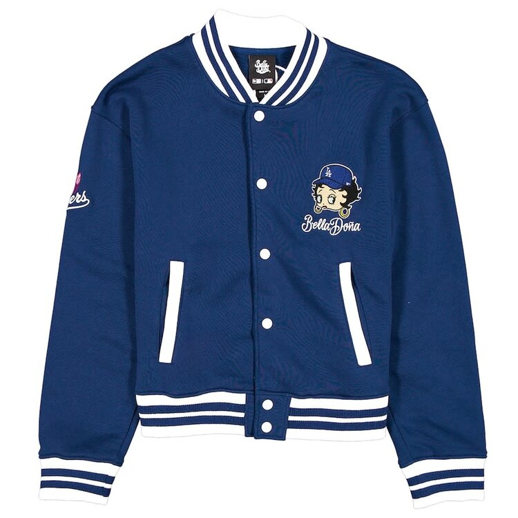 New Era LA Dodgers Women's New Era x Bella Dona Betty Boop Royal Full-Snap Fleece Jacket