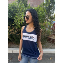 Majestic LA Chargers Women's Game Time Glitz Tank