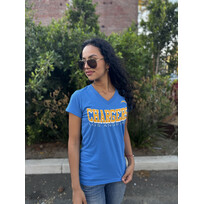 G-III Chargers Women's G-III Strategy V-Neck Tee