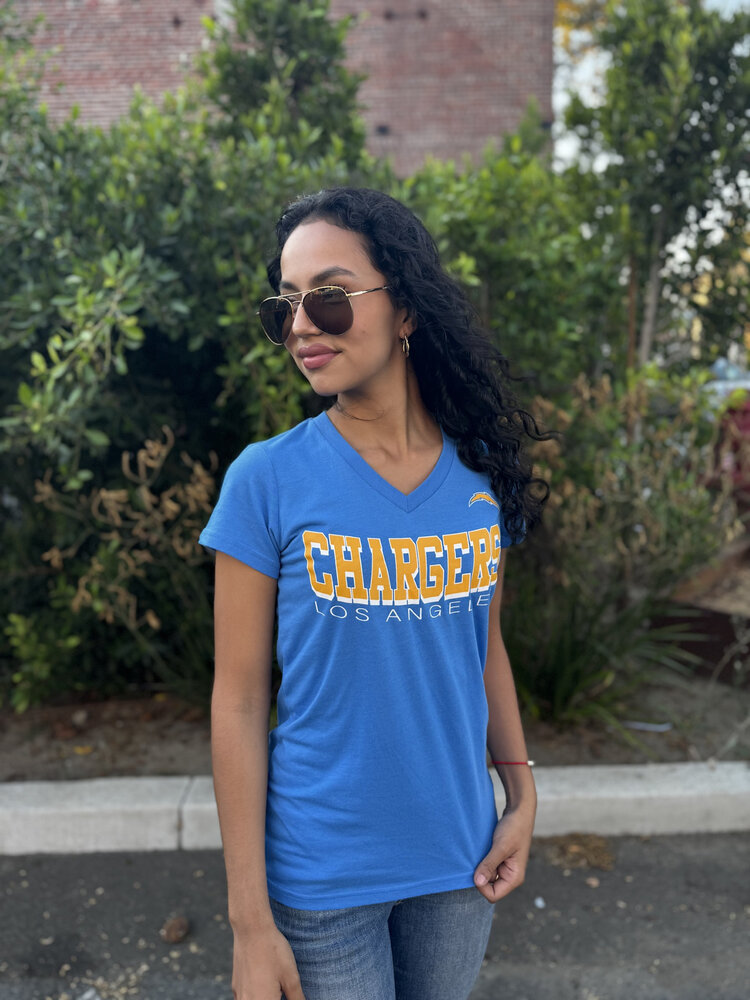 G-III Chargers Women's G-III Strategy V-Neck Tee