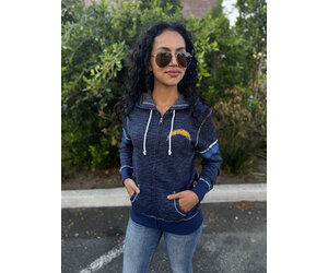 LA Chargers Women's Hoodie Athletic Tradition Full-Zip Hoodie