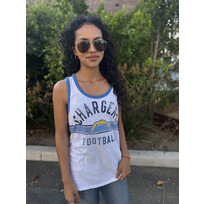 G-III NFL Chargers W GIII Drop Back Tank