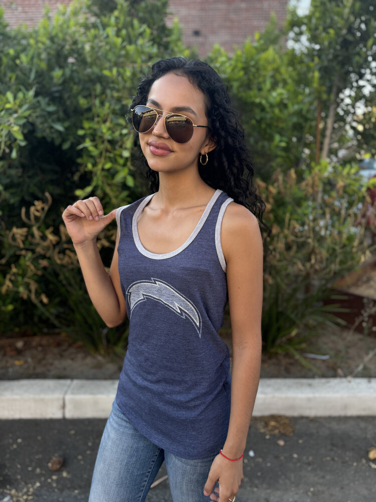 Majestic Chargers W Tank Tip Toe