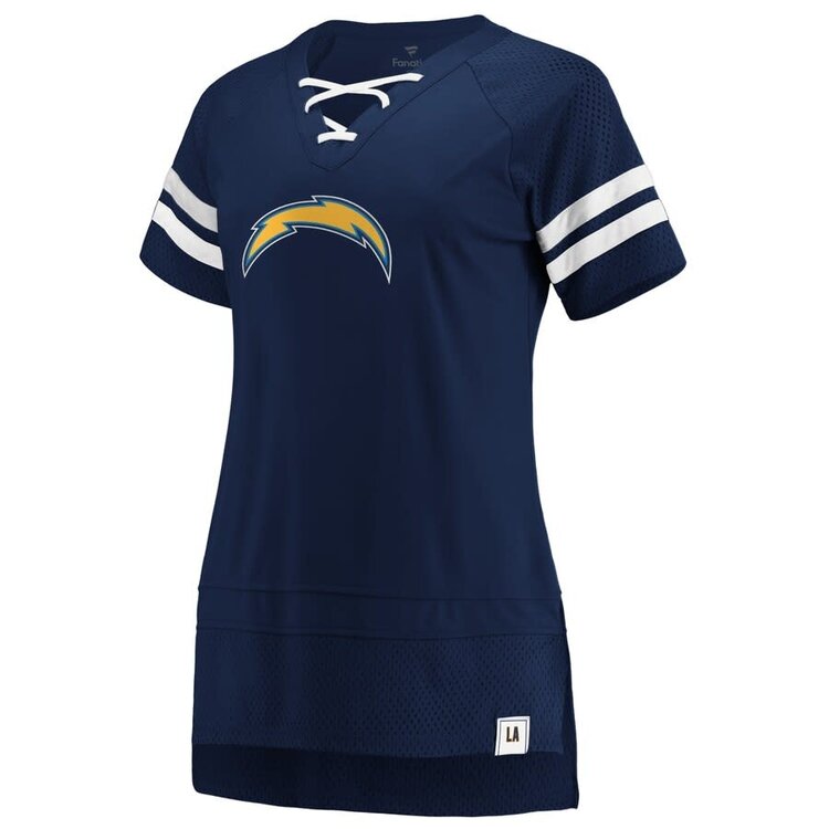 Majestic Chargers W 19 Draft Me Navy