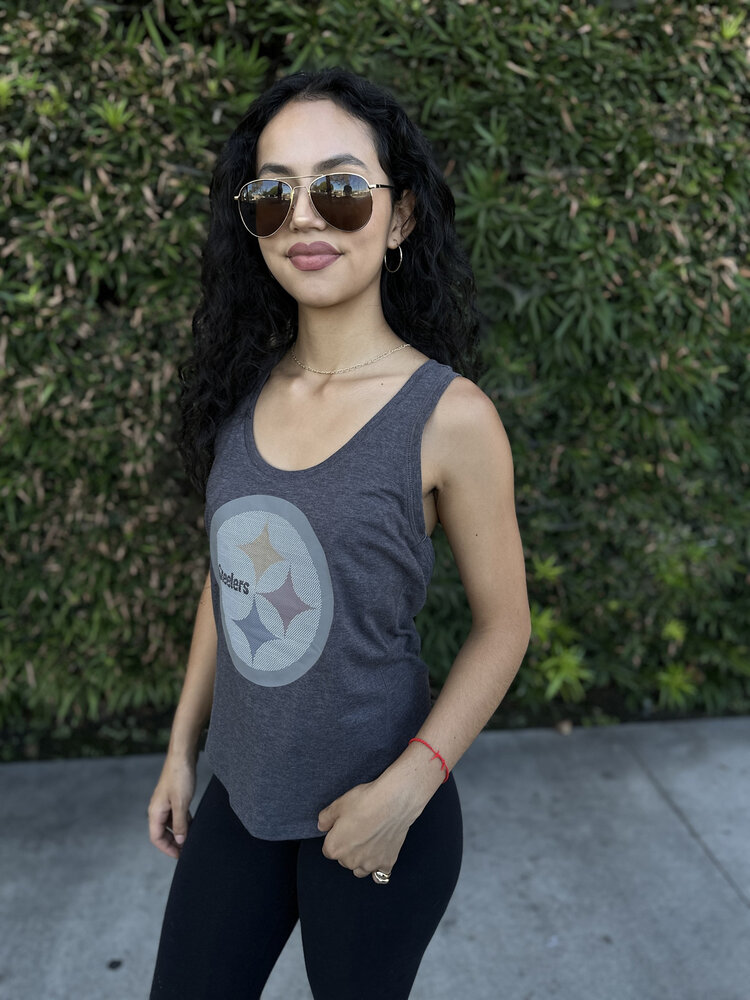 47 Brand Steelers W Tank 47Brand Forward Black