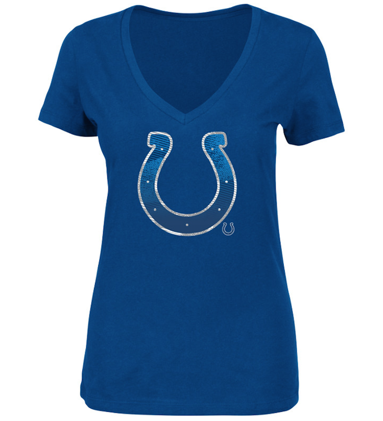 Majestic Colts W V-Neck Defiant Victory