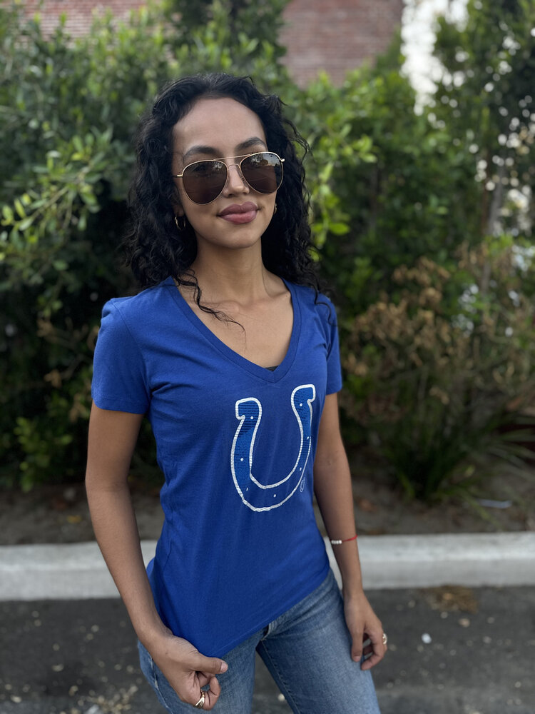 Majestic Colts W V-Neck Defiant Victory