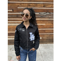 Mitchell and Ness LA Dodgers M&N Women's Mechanic Jacket Black