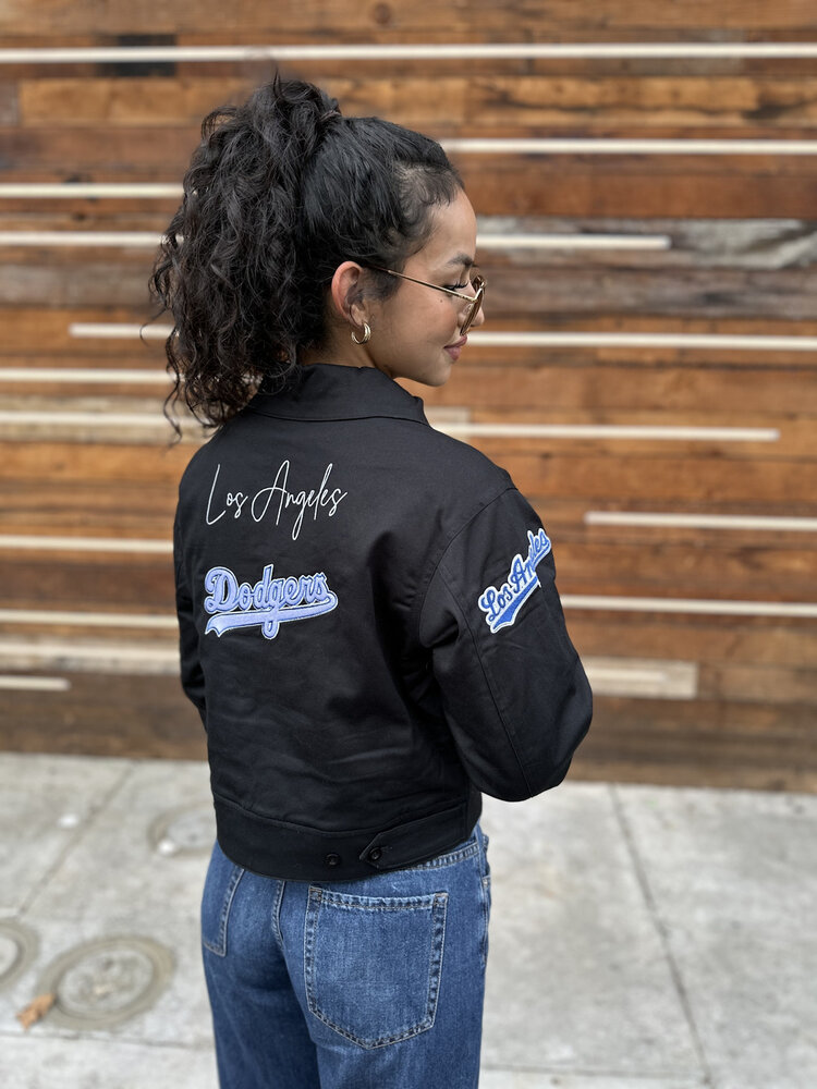 Mitchell and Ness LA Dodgers M&N Women's Mechanic Jacket Black