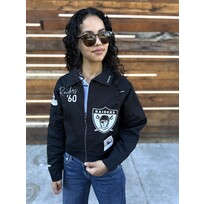 Mitchell and Ness Raiders M&N Women's Mechanic Jacket Black
