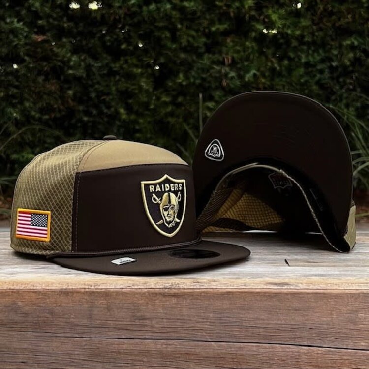 New Era Raiders 2025 Salute to Service Split Panel Snapback 950 SP