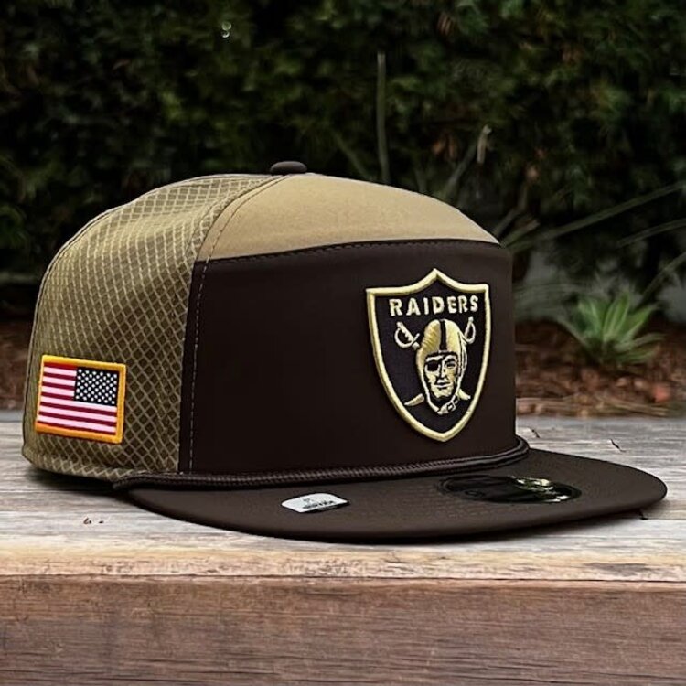 New Era Raiders 2025 Salute to Service Split Panel Snapback 950 SP