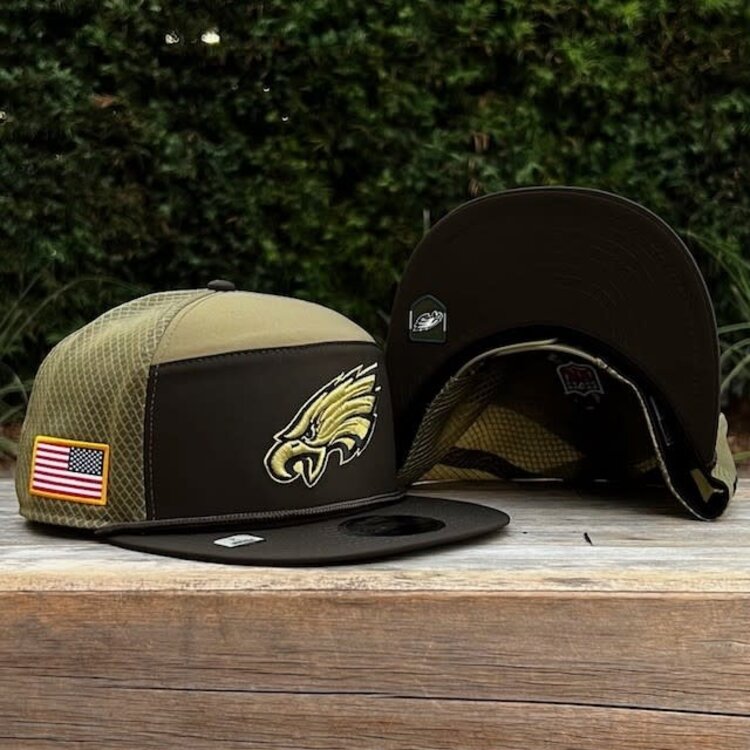 New Era Eagles 2025 Salute to Service Split Panel Snapback 950 SP