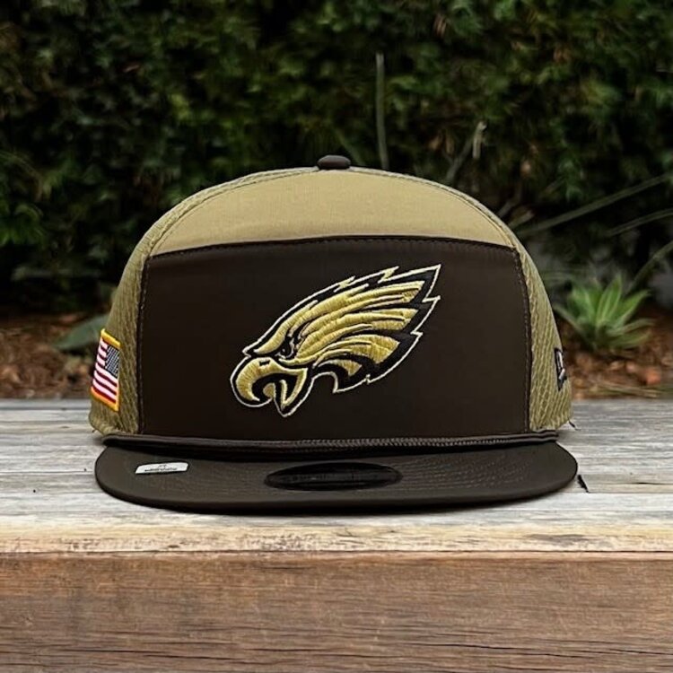 New Era Eagles 2025 Salute to Service Split Panel Snapback 950 SP